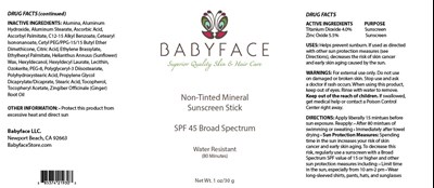 Package Label - baby 219